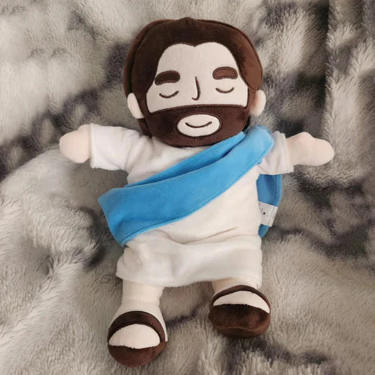 Breathing Jesus Soothing Plushie